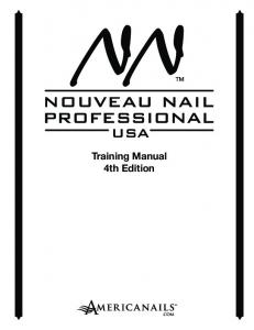 Training Manual 4th Edition - Americanails