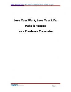 Translator Jobs - Freelance Translators Make It Happen