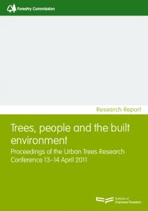 Trees, people and the built environment