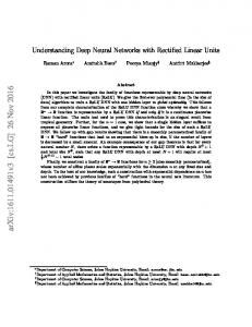 Understanding Deep Neural Networks with Rectified Linear Units