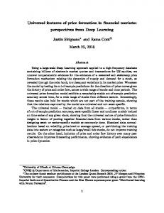 Universal features of price formation in financial markets - SSRN