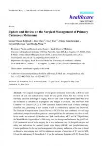 Update and Review on the Surgical Management of ... - CiteSeerX