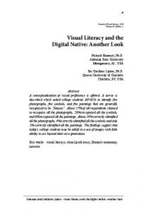 Visual Literacy and the Digital Native: Another Look