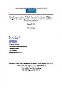 vol6_3 Pfahl.pdf - International Journal of Sport Management ...