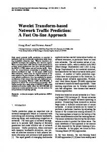 Wavelet Transform-based Network Traffic Prediction - Semantic Scholar