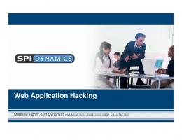 Web Application Hacking - First