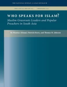 who speaks for islam? - Zentrum Moderner Orient