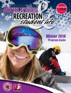 Winter Program Guide - Okanagan College