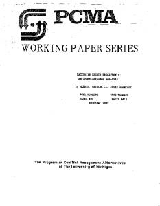 working paper series - CiteSeerX