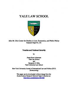 yale law school - SSRN papers